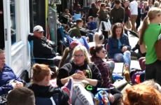People have been queuing up since yesterday to get tickets to one of Ed Sheeran's Irish shows