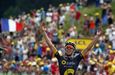 Roche finishes fourth as Calmejane fights off cramp to win his maiden stage