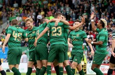 Watch: Jonny Hayes on target as Celtic put 9 past Shamrock Rovers