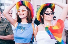 Kendall and Kylie Jenner went to London Pride with Bella Hadid and they all had a Nando's afterwards