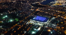Last night's Coldplay gig looked spectacular from the air