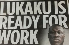 The Herald accidentally used a photo of Stormzy instead of Lukaku in the paper today