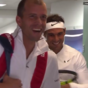 Rafa Nadal gave his head an awful whack before taking the court today