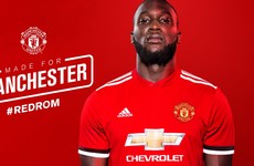Done deal: Romelu Lukaku has officially signed for Manchester United