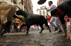 Pamplona police chase down Italians fleeing a restaurant bill after the bull run