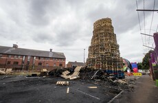 Sinn Féin member reports hate crime after election posters placed on bonfire