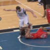 WATCH: NBA player gets a kick to the face