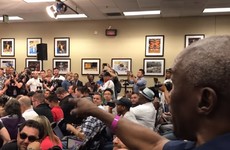 'I will beat your ass!' - Mayweather's dad crashes McGregor's press conference
