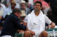 Injury forces Djokovic to retire as he joins Rafa and Murray through the Wimbledon exit