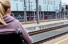 'I was driven to tears': Wheelchair user forced to wait on Dart for 15 minutes for help to get off train