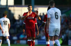 Watch: Marko Grujic scores stunner as Liverpool rout Tranmere