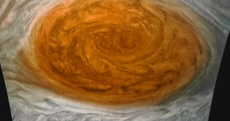 Jupiter's Great Red Spot has just been snapped from above and the images are stunning