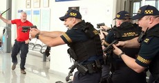 Watch: Gardaí test response to terror attack in simulation at Dublin's Docklands