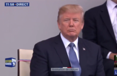 The French Army Band played a medley of Daft Punk songs and Donald Trump looked very confused