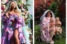 A mam in Cork recreating the Beyoncé twin photo shoot in her garden has taken over Facebook