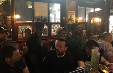 The Weeknd was spotted hanging out in The International Bar in Dublin over the weekend