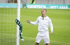 Uefa charge Celtic after Griffiths ties scarf around Linfield goalpost