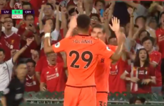 Liverpool's new striker hits sweetly-struck first goal for the club