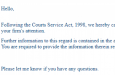 Warning as a number of Irish law firms targeted by scam emails