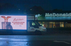 Supermac's has started parking these cheeky advertising trucks outside McDonald's around Ireland