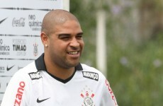House arrest: Overweight Adriano ordered to stay in team hotel and diet