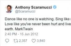 A mortifying 'dance like nobody's watching' tweet from Sean Spicer's replacement inspired a brilliant Twitter thread