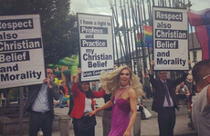 This brilliant, defiant photo from yesterday's Mayo Pride perfectly sums up modern Ireland