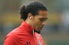 Unsettled Virgil van Dijk left out of Southampton's pre-season trip to France and training alone