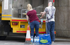 Supermarkets as far south as Dublin are being cleared out of water as shortage enters sixth day