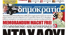 'Memorandum macht frei': how one Greek paper views the second bailout