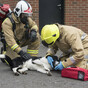 UK firefighters using mini oxygen masks specially designed for pets