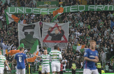 Celtic fined by Uefa for displaying paramilitary banner in Linfield clash