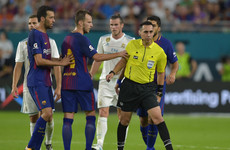 Barcelona's Rakitic claims he pushed referee after being insulted 'three times'