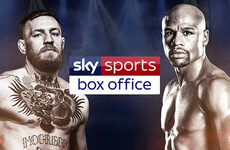 Sky Sports want €25 for the McGregor-Mayweather fight
