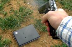 WATCH: Angry dad shoots daughter's laptop - nine times - over Facebook post