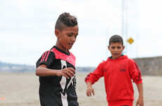Young footballers from Gaza arrive in Cork for Mardyke Arena game