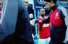 Suarez refuses to shake Evra’s hand, as Fergie urges Liverpool to ‘get rid of him’