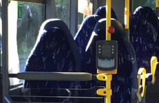 Burqas or bus seats? Anti-immigrant group ridiculed for mistaking bus seats for Muslim women