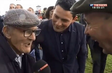 A 96-year-old Irishman was interviewed by Sky after his horse won at the Galway Races and it was just lovely