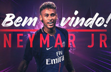 It's official! Paris Saint-Germain smash the world record with €222m Neymar transfer