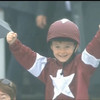 A young fan dressed up as his favourite jockey at the Galway Races and had the best reaction when he won