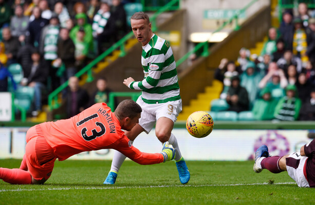 Griffiths at the double as Celtic begin new season by routing Hearts