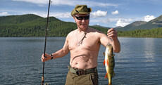 Putin cultivates strongman persona with holiday adventure snaps shown on Russian TV