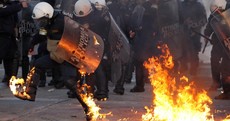 Major riots in Athens as Greek parliament approves austerity deal