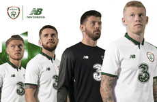 Ireland's white New Balance away kit has just been launched