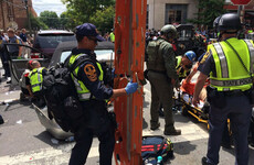 One killed and 19 injured after vehicle hits counter-demonstrators at white supremacist rally in Virginia