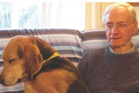Peter Wrighton was out walking his two dogs when he was stabbed to death.