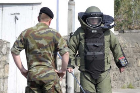 The Defence Forces' Army Bomb Disposal Team in action (File photo)