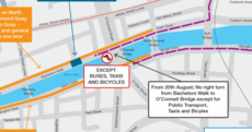 Extra bus lanes for Dublin city as cars will be reduced to one lane on quays