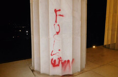 Abraham Lincoln Memorial defaced in Washington DC